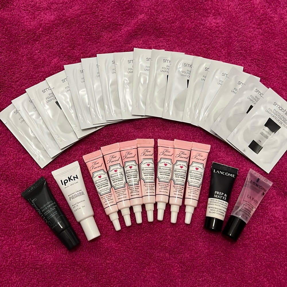 27 Assorted makeup primers. smashbox too faced IPKN Lancôme Ulta